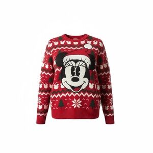 Women’s Disney Minnie Mouse Christmas Sweater X Primark NWT